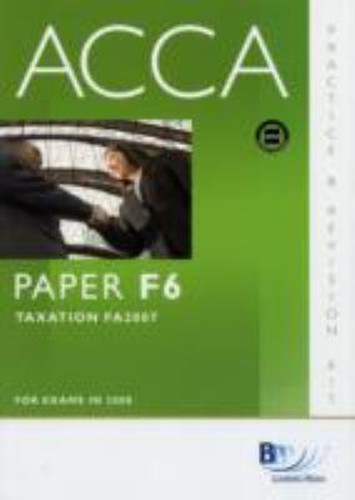 Acca tax fa2007 paperback - acca,