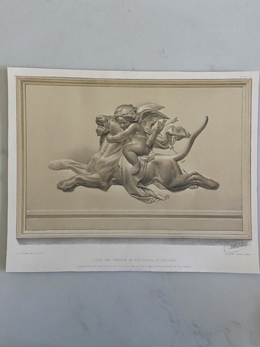 Antique victorian design print - antique,