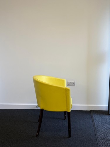 Yellow soft leather - yellow,