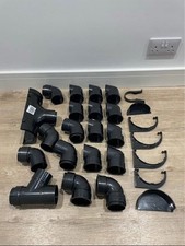 Mixed Black Gutter Accessorises / Parts Bundle -  Unused