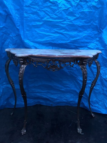 Ornate onyx console table - ornate,