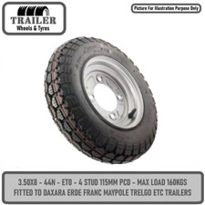 Trailer Wheel Rim & Tyre