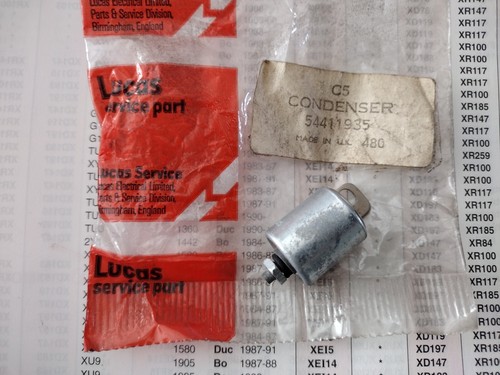 Genuine 1960 lucas condenser - genuine, 1960's