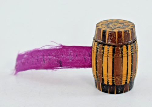 Antique tunbridge ware sewing - tunbridge,