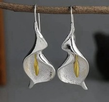 Drop silver Earrings Silver