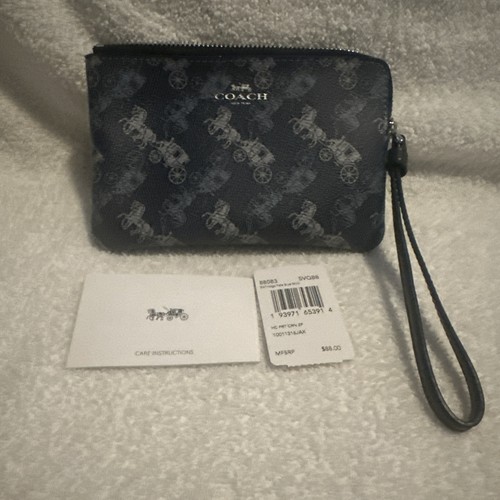Coach corner zip wristlet - coach, with