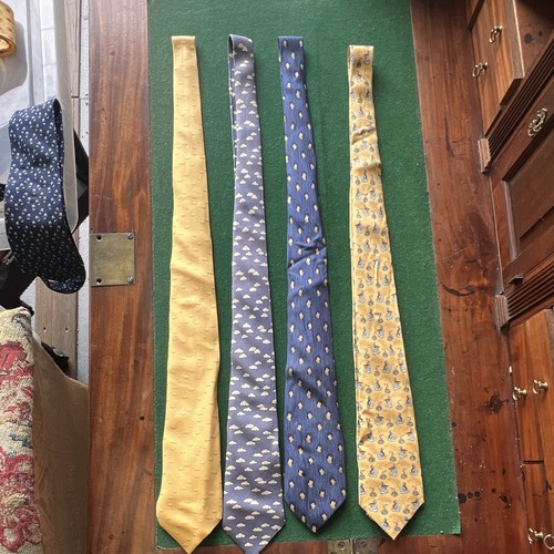 Hermes silk ties bundle - silk, 4