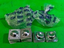 Flight Case Interlocking Feet and Dishes 32 x male + 8 x Female - 6.5cm x 6.5cm