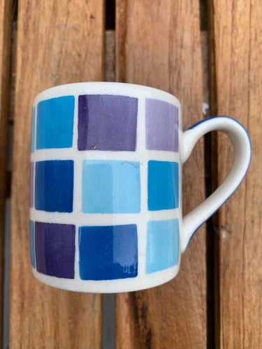 Shades blue and purple - and,