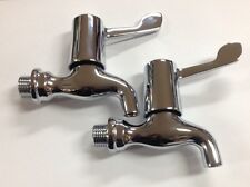 New Lever Bib Taps With Ceramic Valve (Pair) Hot & Cold Or Single
