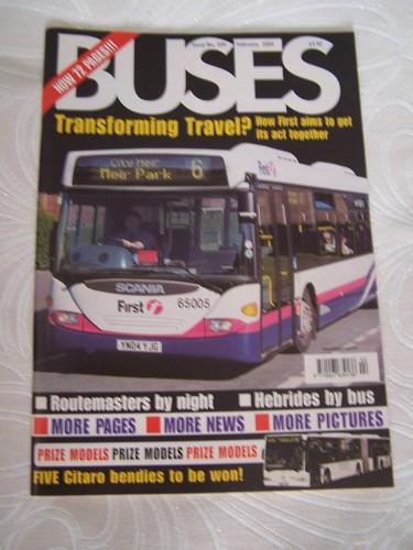 Buses monthly magazine issue - magazine,