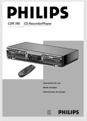 Phillips cdr 765 audio - phillips,