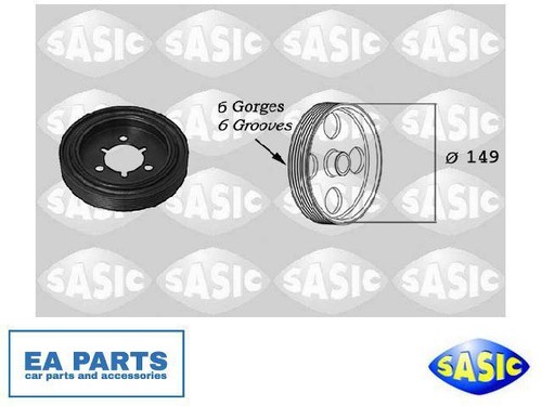 Belt pulley crankshaft for - belt,