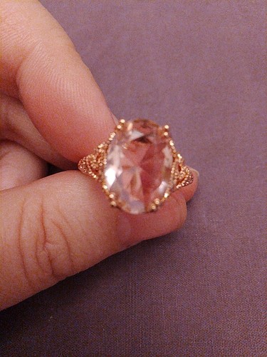 Sparkling pink gem possibly - sparkling,