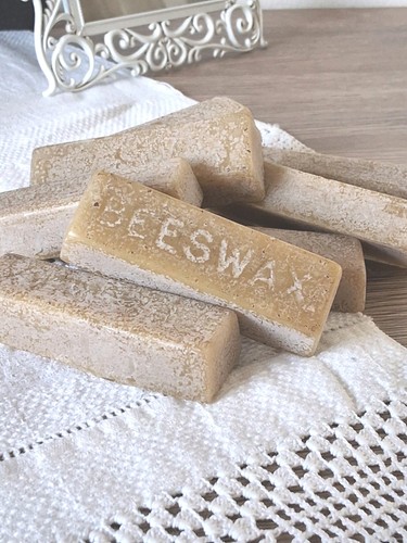 Natural beeswax 8 bars - -,
