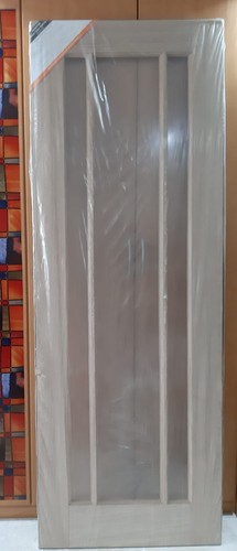 Internal glass oak door - door, new