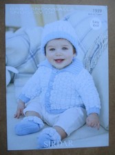 Snowball & Snuggly DK Knit Pattern 1939: Baby/Child's Jacket, Hat, Bootees 0-7yr