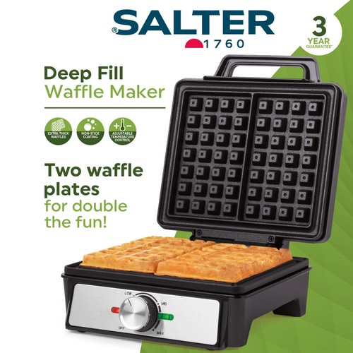 Salter ek5848 waffle maker - salter,