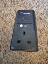 Comtrend Powergrid 9020 Powerline Adapter Ethernet UK Wall Plug