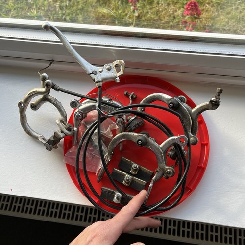 Vintage retro bicycle brake - bicycle,