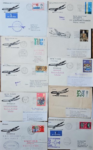 Qe2 lufthansa interflug sas - qe2, lufthansa,