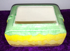 Beswick Ware  Art Deco Planet Vase Green/Yellow/Brown/Orange No.559