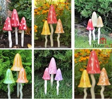Garden ornaments toadstools - ornaments,