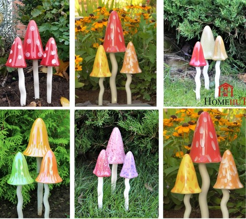 Garden ornaments toadstools - ornaments,