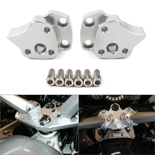 Handlebar riser spacers silver - spacers,