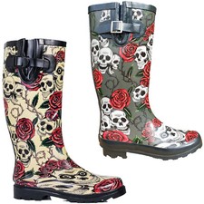 Womens Tall Rubber Wellies