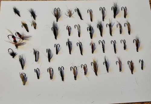 Vintage salmon fly fishing - salmon,