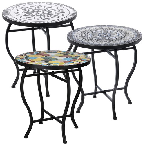 40cm mosaic round bistro - mosaic,