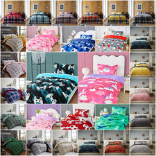 Teddy bear fleece duvet cover - bear,