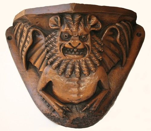 Medieval grotesque gargoyle - grotesque,