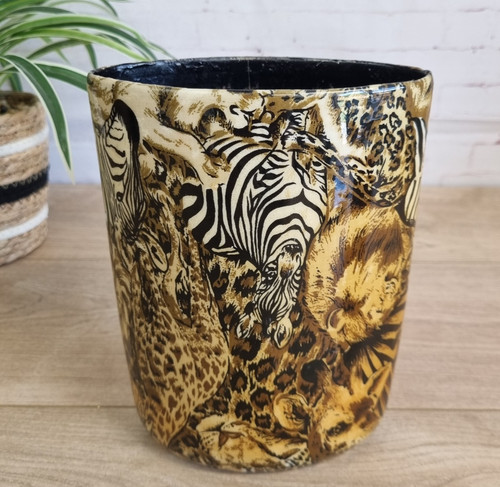 Vie collage vase - la,