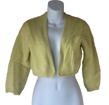 Monsoon Angora Shrug Yellow