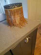 Vintage Art Deco Style Beaded Fringe lightshade