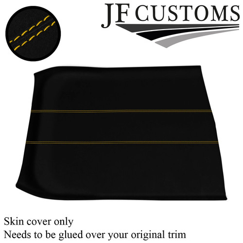 Yellow stitch luxe suede non - stitch,