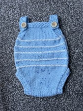 Hand Knitted, Newborn, Romper