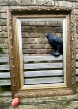 Antique Gilt Picture Frame – Ornate Thistle & Foliate Moulding Victorian Rustic