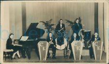 1930s Hotel lounge Piano String etc Band CK  5.5*3.25"