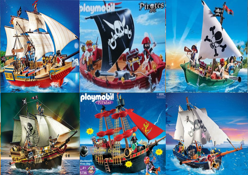 Playmobil pirate ship - pirate,