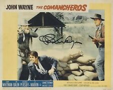 The Comancheros John Wayne western photo signed by Patrick Wayne - UACC DEALER