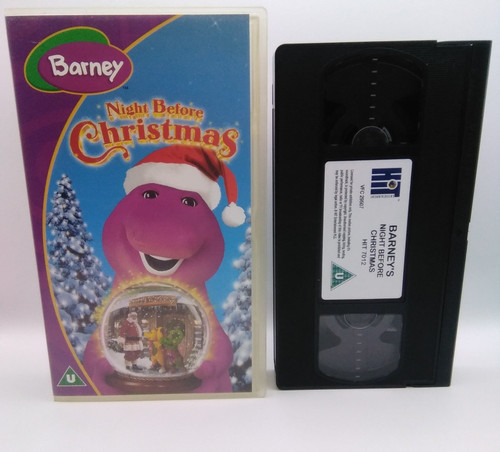 Vhs barney night before - vhs,
