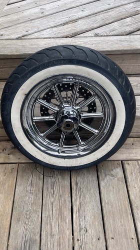 Harley davidson chrome spoked - harley,
