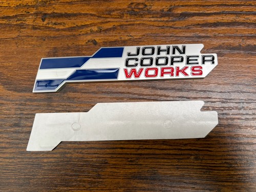 Genuine mini jcw rear - jcw, badge