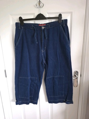 Petroleum crop jeans dark blue - jeans,
