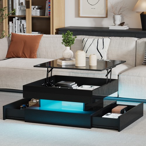 Black high gloss lift top - gloss,