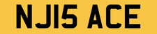 NJ NUMBER PLATE PRIVATE