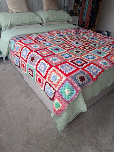 Handmade afghan crochet - afghan,